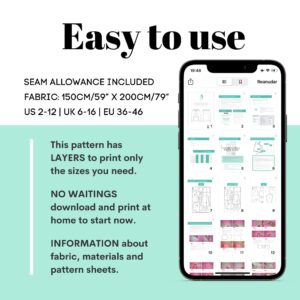 Oversized Hoodie Sewing Pattern - Akaran