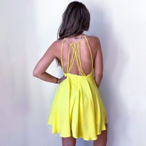 Backless Strappy Mini Dress Sewing Pattern - Sora