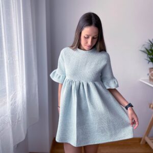 Smock Mini Dress Sewing Pattern - Karen
