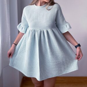Smock Mini Dress Sewing Pattern - Karen