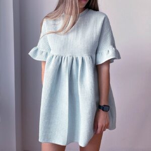 Smock Mini Dress Sewing Pattern - Karen