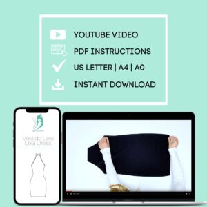 Bodycon Dress Pattern BUNDLE | High Neck & Open Cutout (PDF Pattern)