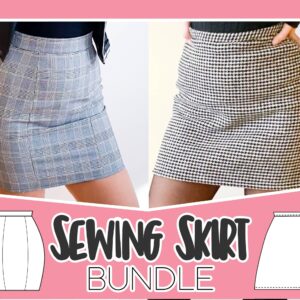 Mini Skirt Sewing Pattern BUNDLE (PDF)
