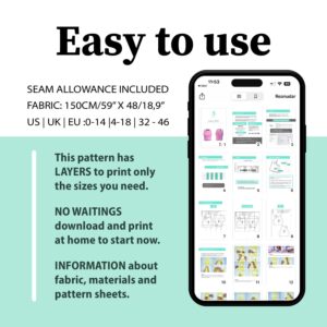 Asymmetric Crop Top Sewing Pattern - Saul