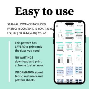 Backless Mini Dress Sewing Pattern - Julie
