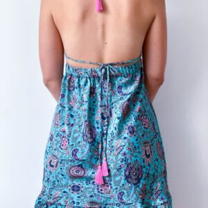 Strappy Mini Dress Sewing Pattern with Open Back - Allison