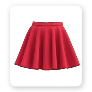 Mini Circle Skirt Sewing Pattern - Elis