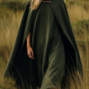Medieval Hooded Cloak Sewing Pattern