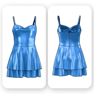Cowl Neck Romper Sewing Pattern - Starla