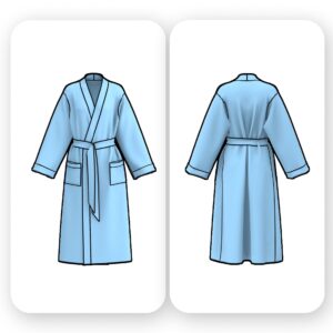 Bathrobe Sewing Pattern - Jay