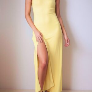 Maxi Slip Dress Sewing Pattern with Slit - Indi