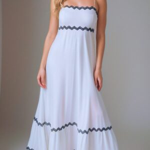 Spaghetti Strap Midi Dress Sewing Pattern - Dain