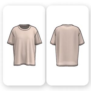 Oversized T-Shirt Sewing Pattern - Elide
