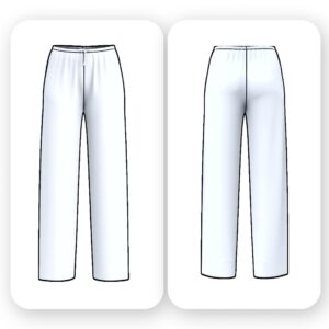 Linen Wide Leg Pants Sewing Pattern - Mica