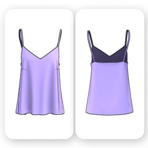 V Neck Camisole Sewing Pattern - Matt