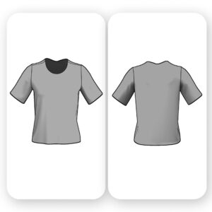 Basic T Shirt Sewing Pattern Relaxed Fit