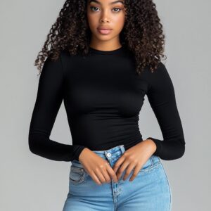 Long Sleeve Fitted Top Sewing Pattern - Estefan