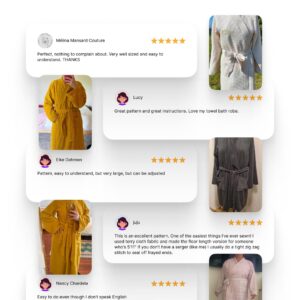 Bathrobe Sewing Pattern - Jay