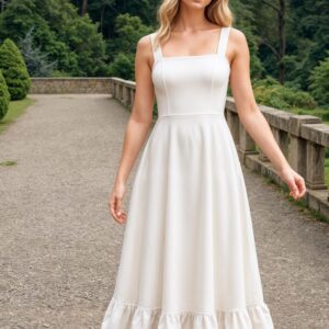 Formal A Line Midi Dress Sewing Pattern - Kai