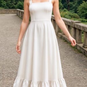 Formal A Line Midi Dress Sewing Pattern - Kai