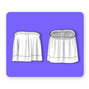 Strapless Bandeau Top Sewing Pattern -  Adyn