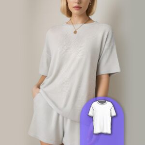 Oversized T-Shirt Sewing Pattern - Elide