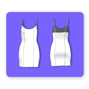 Fitted Mini Dress Sewing Pattern - Cies