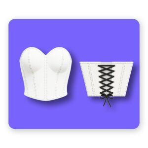 Sweetheart Strapless Corset Sewing Pattern - Melody