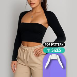 Bolero Shrug Sewing Pattern - Zailah