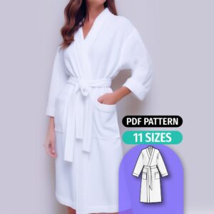 Bathrobe Sewing Pattern - Jay