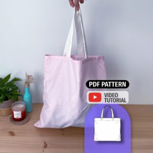 Simple Tote Bag Sewing Pattern - Mark