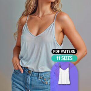 V Neck Camisole Sewing Pattern - Matt